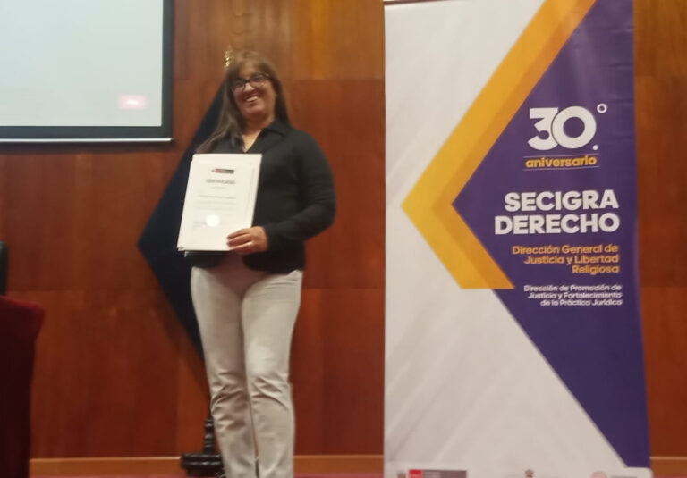 ESTUDIANTE DE LA FACULTAD DE DERECHO Y CIENCIA POLÍTICA DE LA UNIVERSIDAD NORBERT WIENER FUE RECONOCIDA COMO SECIGRISTA DESTACADA DEL PROGRAMA SECIGRA DERECHO 2023 DEL MINJUSDH