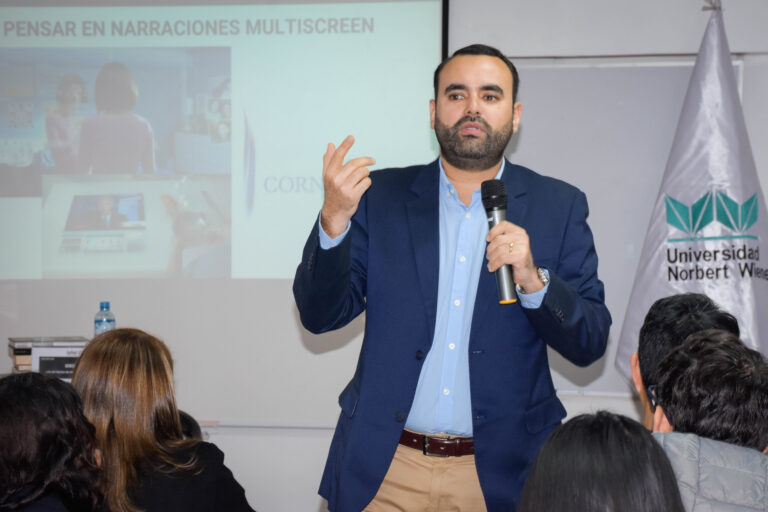 FACULTAD DE INGENIERÍA Y NEGOCIOS ORGANIZÓ CONFERENCIA SOBRE LA IMPORTANCIA DE LAS HISTORIAS Y EL «CONTENT» EN EL MARKETING Y LOS MEDIOS DE COMUNICACIÓN