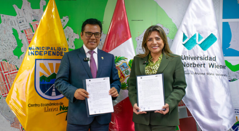 UNIVERSIDAD NORBERT WIENER Y MUNICIPALIDAD DE INDEPENDENCIA SUSCRIBEN ALIANZA PARA PROMOVER PROGRAMAS EDUCATIVOS Y SOCIALES EN BENEFICIO DE LA COMUNA