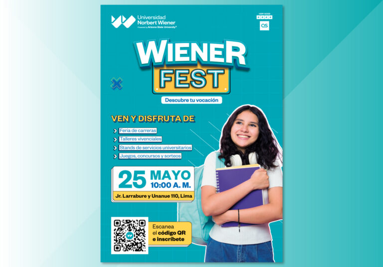 UNIVERSIDAD NORBERT WIENER REALIZA FERIA DE CARRERAS “WIENER FEST: DESCUBRE TU FUTURO PROFESIONAL”