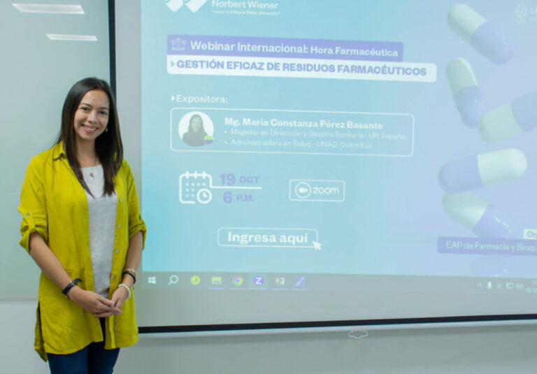 DOCENTE DE LA UNIVERSIDAD MARIANA (COLOMBIA) DICTÓ CONFERENCIA MAGISTRAL A ESTUDIANTES DE LA EAP DE FARMACIA Y BIOQUÍMICA DE LA UNIVERSIDAD NORBERT WIENER