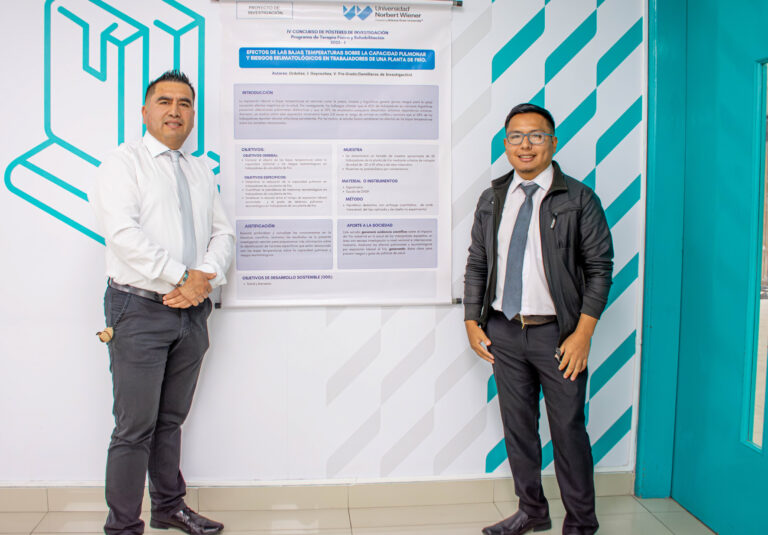 PROGRAMA ACADÉMICO DE TECNOLOGÍA MÉDICA EN TERAPIA FÍSICA Y REHABILITACIÓN DE LA UNIVERSIDAD NORBERT WIENER REALIZÓ IV CONCURSO DE PÓSTERES DE INVESTIGACIÓN