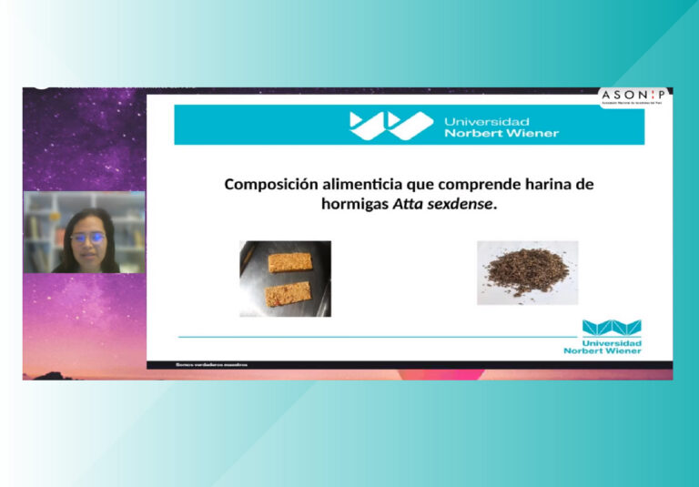 INVENTORES DE LA UNIVERSIDAD NORBERT WIENER PRESENTARON PROYECTO, ÚNICO EN LA INDUSTRIA DE ALIMENTOS, EN ASONIP TALKS