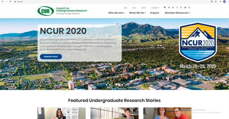 UNIVERSIDAD NORBERT WIENER SE INCORPORA AL COUNCIL ON UNDERGRADUATE RESEARCH (CUR)