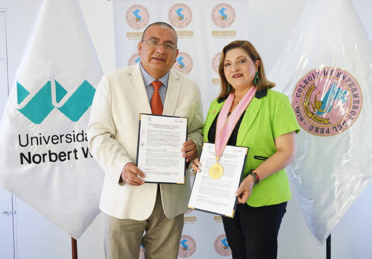 UNIVERSIDAD NORBERT WIENER Y COLEGIO DE ENFERMEROS DEL PERÚ SUSCRIBIERON IMPORTANTE CONVENIO DE COOPERACIÓN INTERINSTITUCIONAL