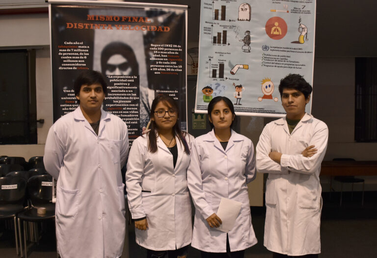 EAP DE MEDICINA HUMANA REALIZÓ CONCURSO DE PÓSTERES Y CONFERENCIA SOBRE LA IMPORTANCIA DE LA PREVENCIÓN Y CONTROL DEL TABAQUISMO EN EL PERÚ