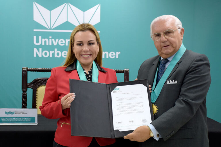MINISTRA DE DESARROLLO E INCLUSIÓN SOCIAL INAUGURÓ CONVERSATORIO SOBRE LA REDUCCIÓN DEL HAMBRE QUE ORGANIZÓ LA UNIVERSIDAD NORBERT WIENER