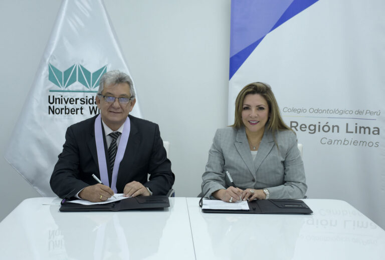 EAP DE ODONTOLOGÍA Y COLEGIO ODONTOLÓGICO DE LIMA FIRMARON CONVENIO DE COOPERACIÓN INTERINSTITUCIONAL