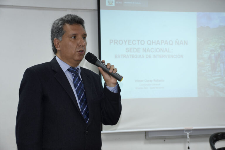 CHARLA MAGISTRAL SOBRE PROYECTO QHAPAQ ÑAN OFRECIÓ REPRESENTANTE DEL MINISTERIO DE CULTURA EN EAP DE ADMINISTRACIÓN EN TURISMO Y HOTELERÍA