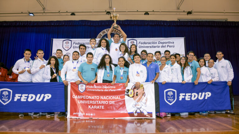UNIVERSIDAD NORBERT WIENER OCUPÓ EL TERCER PUESTO EN CAMPEONATO NACIONAL UNIVERSITARIO DE KARATE ORGANIZADO POR FEDUP
