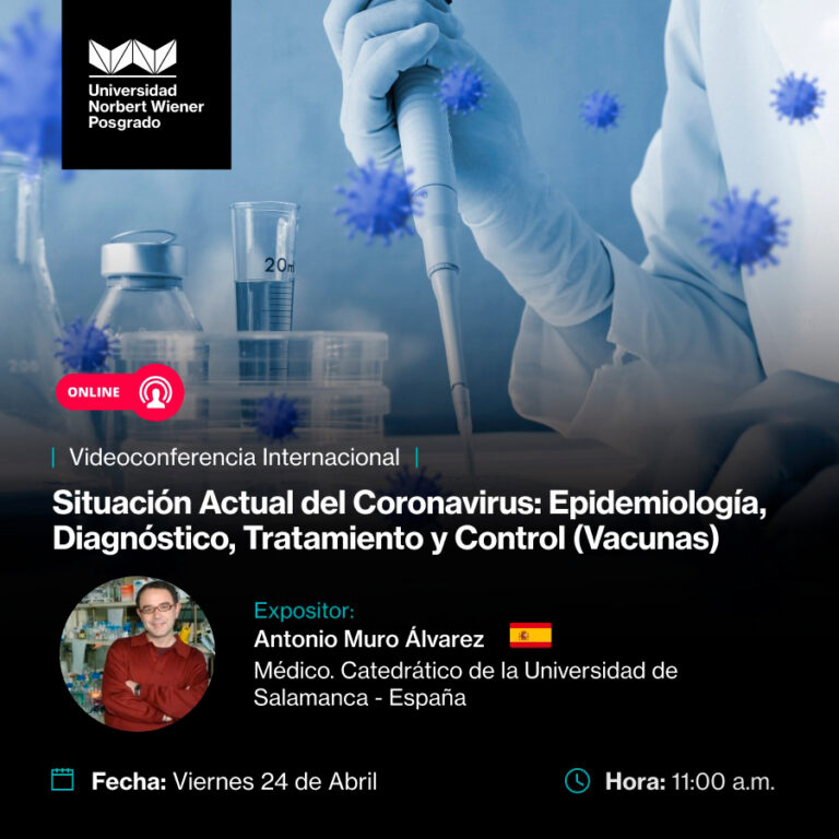 EPG DE LA UNIVERSIDAD NORBERT WIENER ORGANIZA VIDEOCONFERENCIAS CON EXPOSITORES NACIONALES E INTERNACIONALES