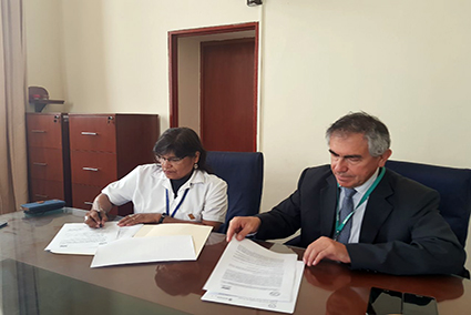 FACULTAD DE CIENCIAS DE LA SALUD FIRMÓ CONVENIO DE COOPERACIÓN DOCENTE ASISTENCIAL CON HOSPITAL VÍCTOR LARCO HERRERA