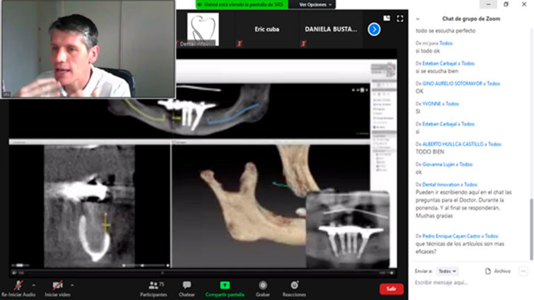 EAP DE ODONTOLOGÍA, EN COORDINACIÓN CON LA EMPRESA DENTAL INNOVATION, REALIZÓ CONFERENCIA INTERNACIONAL SOBRE RECONSTRUCCIONES ÓSEAS TRIDIMENSIONALES