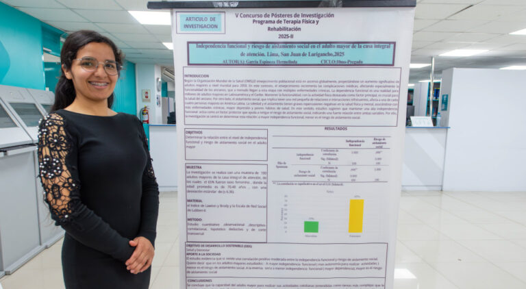ESTUDIANTES DE TERAPIA FÍSICA Y REHABILITACIÓN DE LA UNIVERSIDAD NORBERT WIENER EXPUSIERON 24 PROYECTOS EN V CONCURSO DE PÓSTERES DE INVESTIGACIÓN