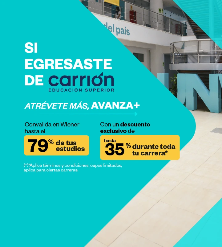 Si egresaste de Carrión