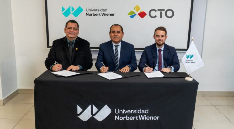 UNIVERSIDAD NORBERT WIENER Y GRUPO ESPAÑOL CTO FIRMARON ACUERDO DE COLABORACIÓN DENOMINADO “PROGRAMA DE FORMADORES”